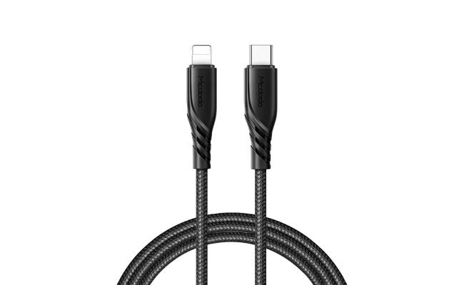 Mcdodo CA-8460 Greased Lighting Series PD Type-C To Lighting Cable 1.2M 36w Fast Charge (BLACK)